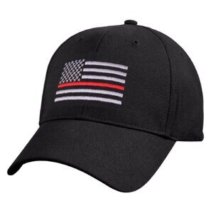 Firefighter EMT Nurse Thin Red Line U.S. Flag Embroidered Cap Hat NEW Fast Ship